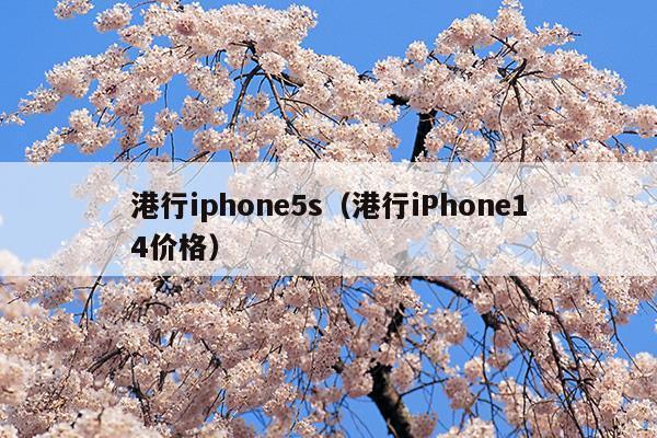 港行iphone5s（港行iPhone14价格）(图1)